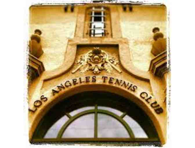 1 Hour Private Tennis Lesson with Clay Redwood at the Los Angeles Tennis Club