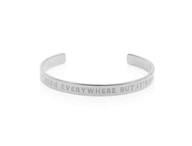 'I Haven't Been Everywhere But It's On My List' Bracelet by Jet Set Candy