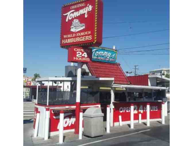 Six coupons for burger combos at ANY Original Tommy's World Famous Hamburgers