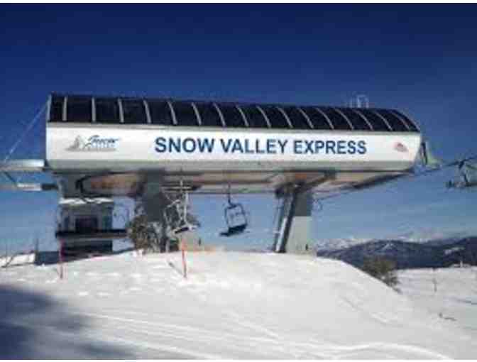 2 All Day Lift Tickets at Snow Valley Mountain Resort for the 2019-2020 season