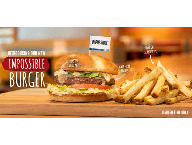 $25 Gift Card to ANY Island Fine Burgers and Drinks