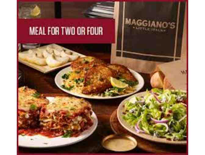 2 certificates for Marco's Meal for Two at Maggiano's Little Italy