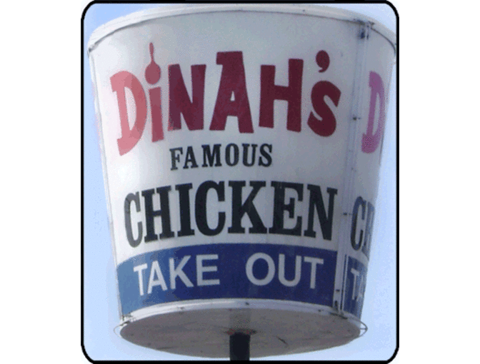 Gift Certificate for 4 complete chicken dinners at Dinah's Family Restaurant