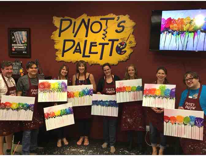 $35 Paint and Sip Gift Certificate for Encino Pinot's Palette location