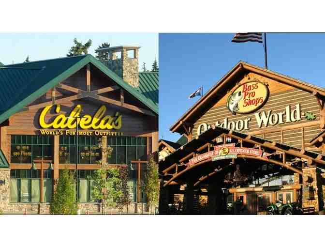 $250 Gift Card valid at ANY Bass Pro Shop or Cabela's location