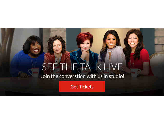 'The Talk' VIP Package including tickets to a live taping