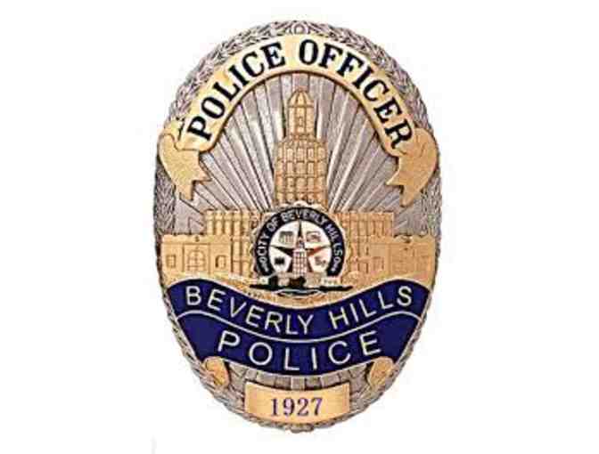 A Ride-Along with a police supervisor & a tour of the Beverly Hills Police Department