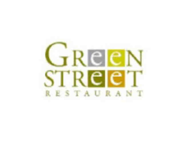 One $50 gift certificate to Green Street Restaurant