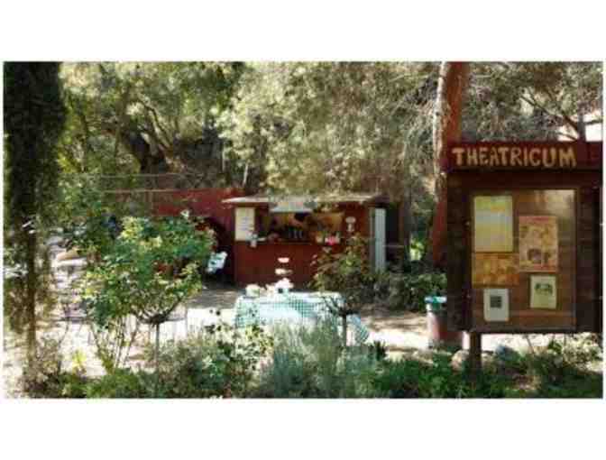 Two tickets to a Repertory Performance at Will Geer's Theatricum Botanicum