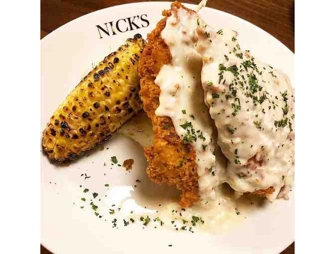 $50 Gift Certificate to ANY Nick's Restaurant Location