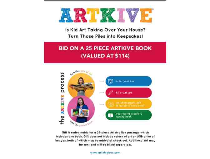 25 piece Artkive Book Package