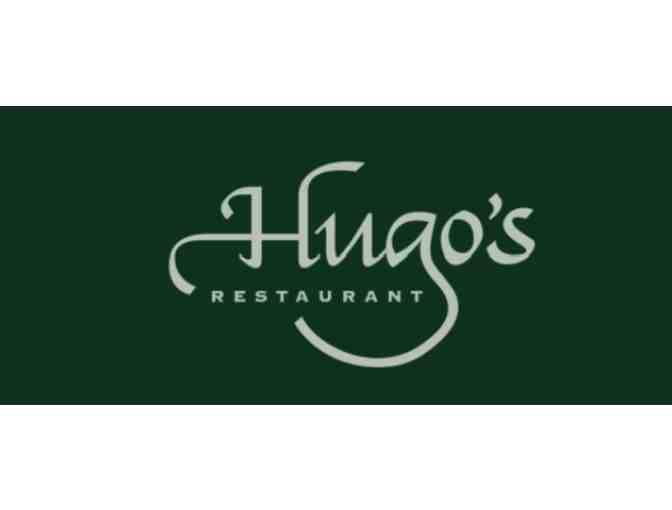 Dinner for 2 at Hugo's Restaurant