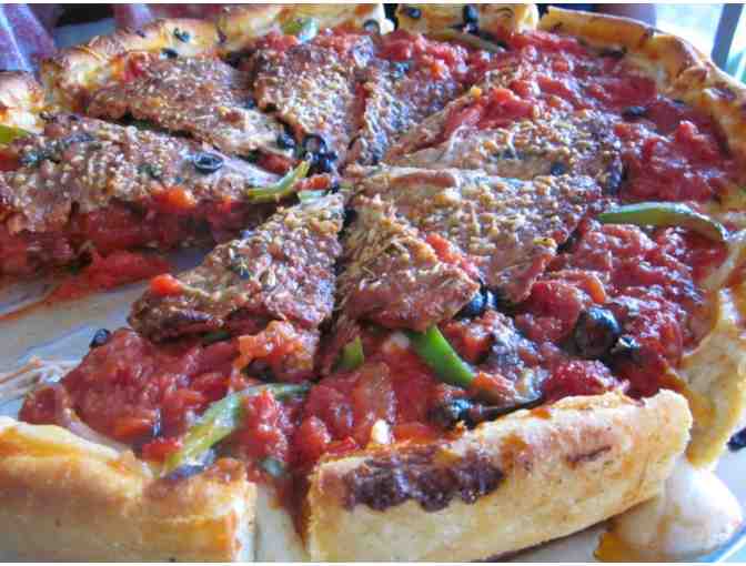 Three Large 2 Topping Chicago Deep Dish Pizza at Masa of Echo Park - Photo 1