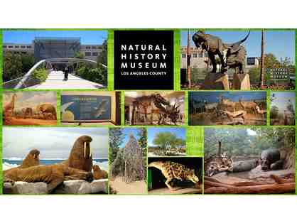 Four (4) Guest Passes to Natural History Museum of LA County or La Brea Tar Pits