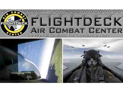 Fighter Jet Fox-1 Mission Simulation Experience at Flightdeck Flight Simulation Center