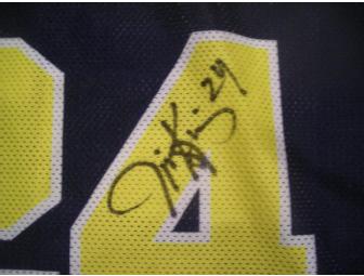 Jimmy King autographed Michigan basketball jersey