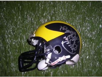 Dan Dierdorf and Reggie McKenzie autographed mini-helmet