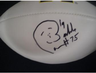 Bubba Paris autographed Michigan football