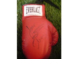 James 'Lights Out' Toney autographed boxing glove