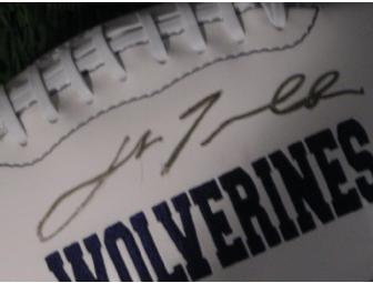 John Travolta autographed Michigan Football