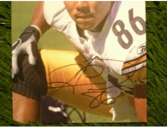 Hines Ward autographed Pittsburgh Steelers photograph