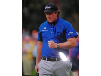 Phil Mickelson autographed photograph