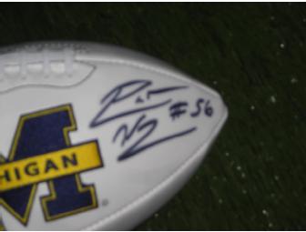 LaMarr Woodley autographed Michigan football