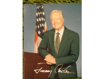 President Jimmy Carter autographed 8x10