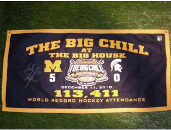 Carl Hagelin autographed Big Chill banner