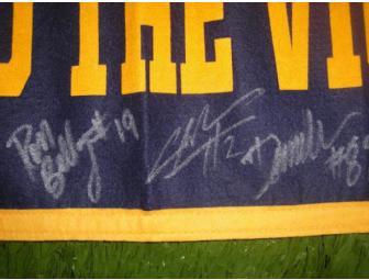 Charles Woodson, Brandon Graham - Hail to the Victors banner signed by 21 former players