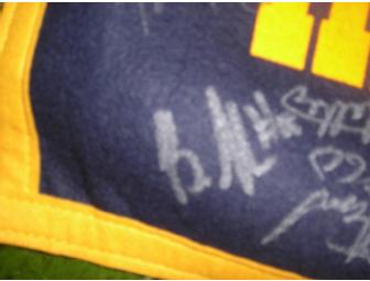 Charles Woodson, Brandon Graham - Hail to the Victors banner signed by 21 former players