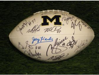 Brady Hoke, Lloyd Carr, Greg Mattison, Hart, Henne, Long, Griese signed Michigan Football