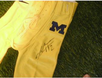 Charles Woodson autographed authentic Michigan football pants