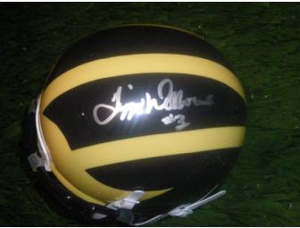 Tripp Welborne autographed Michigan mini football helmet