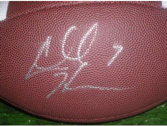Chad Henne brown autographed football