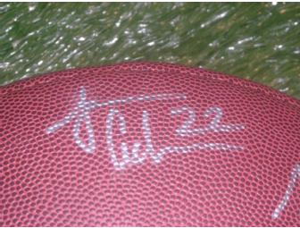 Jake Long, Mike Hart, Jamar Adams and Adam Kraus autographed Michigan football