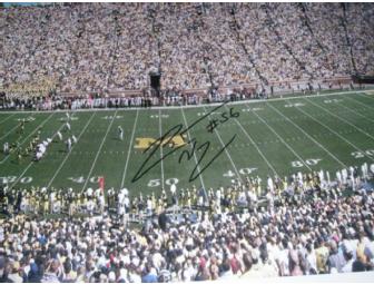 LaMarr Woodley autographed oversized photo of the Big House