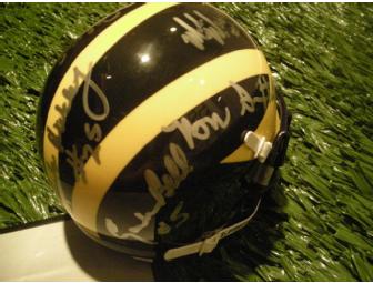 'Bo's Boys' mini-helmet signed by Rob Lytle, Mark Messner, Tripp Welborne and more.