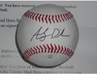 Andy Dirks autographed baseball