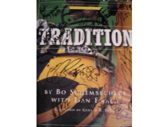 Charles Woodson, Woolfolk, Trent,  24 former 'M' players signed Tradition softcover book