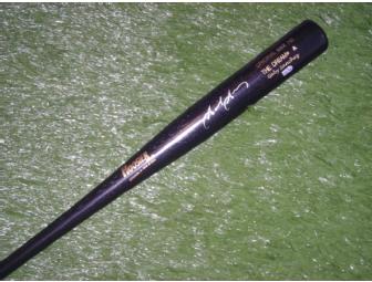 Gabriel 'Gaby' Sanchez autographed personalized bat from Florida Marlins