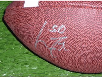 Larry Foote autographed Michigan football