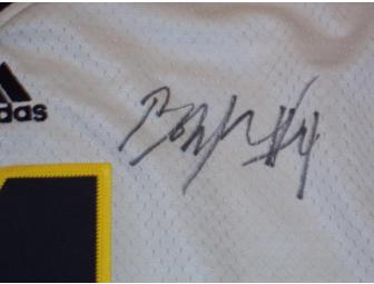 Brandon Minor autographed white Michigan #4 jersey