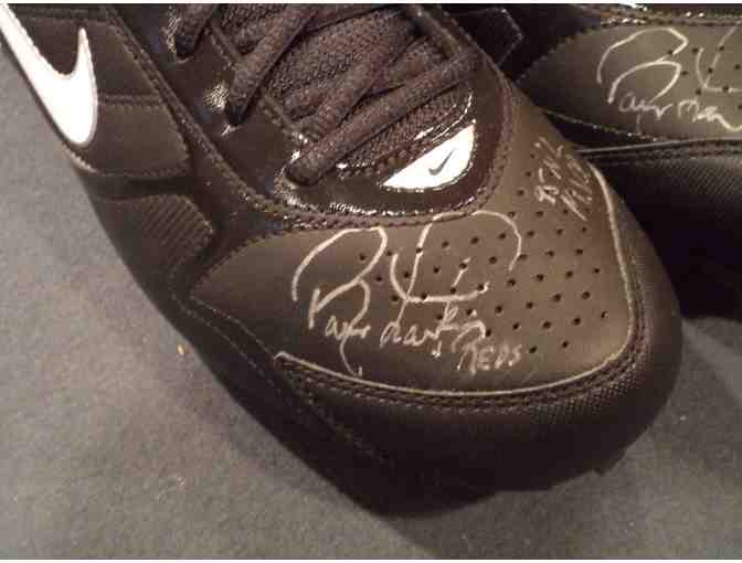 Barry Larkin autographed cleats