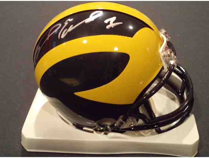 Braylon Edwards autographed Michigan mini-helmet