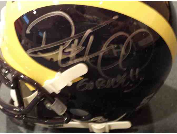 David Terrell autographed mini-helmet