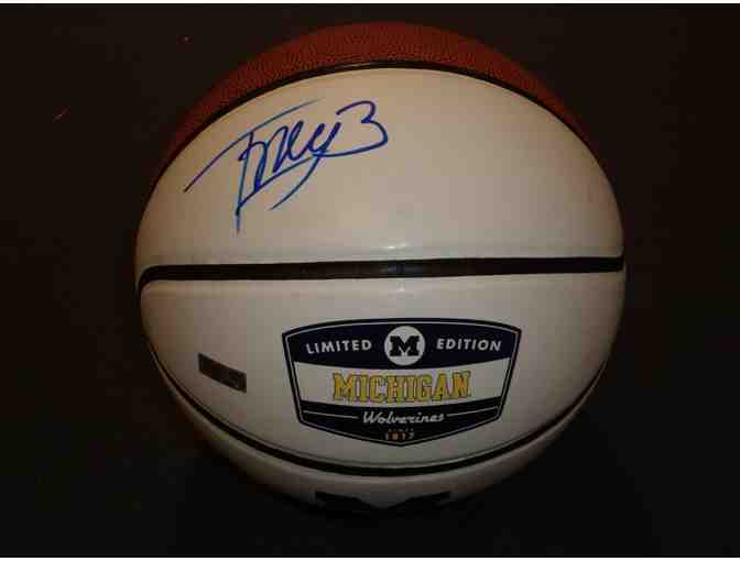 Trey Burke autographed Michigan Basketball
