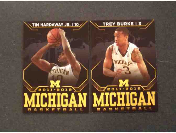 '11-'12 Michigan Basketball card set with Zach Novak card autographed