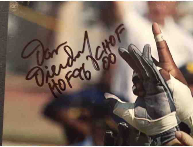Dan Dierdorf and Reggie McKenzie autographed 12'x12' photograph