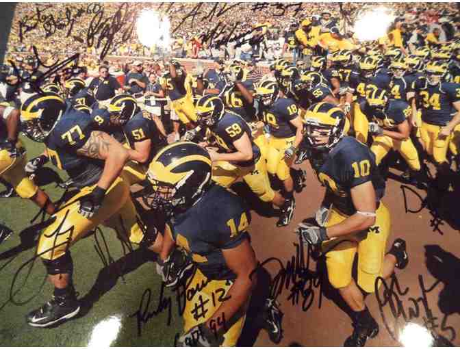 Jake Long, Jim Brandstatter, Erick Anderson and more. Oversized Michigan photograph